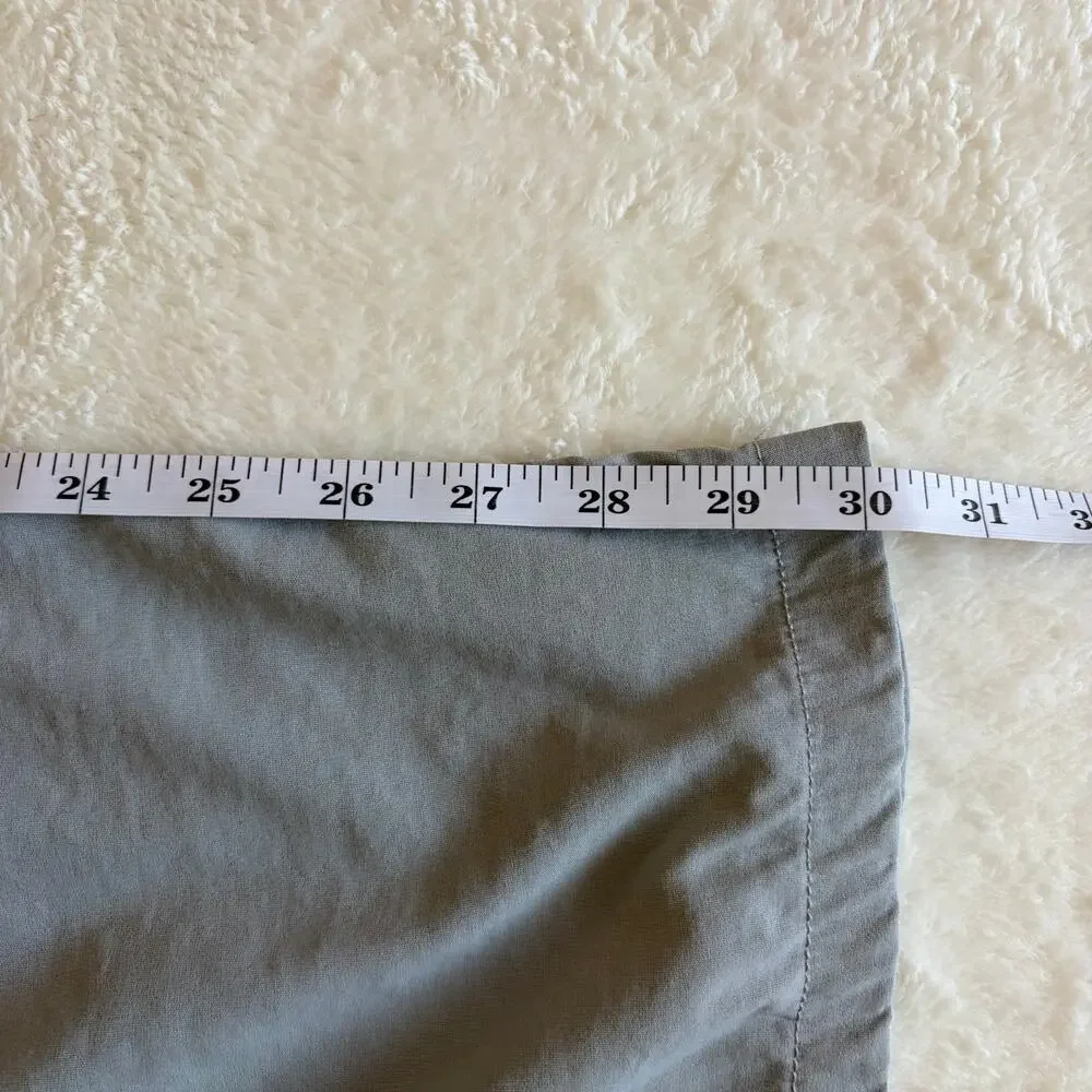 The North Face Mens 34 Gray Stretch Nylon Hiking Pants Lightweight Outdoor